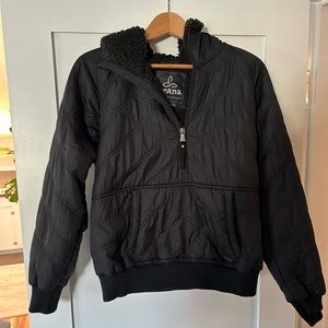 Prana cozy half zip hoodie